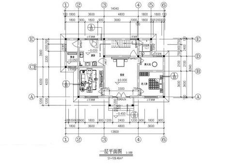 14×8米三層農(nóng)村別墅設(shè)計圖，外觀設(shè)計簡約大氣，帶烤火房+堂屋。