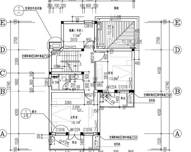 農(nóng)村三層小戶型別墅設(shè)計(jì)圖，帶閣樓，施工難度不高，適合大部分農(nóng)村家庭建造。