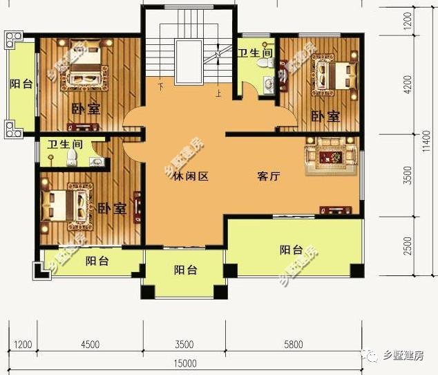 兩款15X11米農(nóng)村小別墅，不僅顏值高，而且還實用，要是建上一棟啊，想低調(diào)都難嘍！