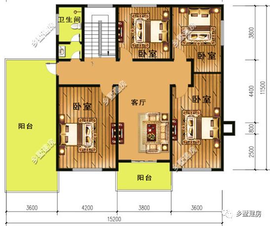 兩款15X11米農(nóng)村小別墅，不僅顏值高，而且還實用，要是建上一棟啊，想低調(diào)都難嘍！