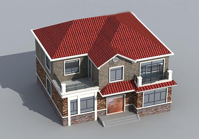 二層農(nóng)村自建房，不僅簡單大方布局合理，而且造價也低，你不準(zhǔn)備選一套嗎？