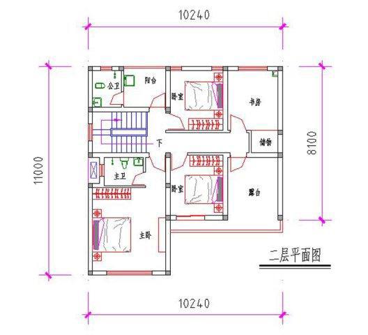 10×11米二層自建房，徽派建筑風格，低調而典雅，室內布局合理，功能齊全。