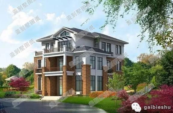 兩款三層別墅設(shè)計(jì)圖，奢華大氣，一款是獨(dú)特美觀的拱形走廊，一款是帶有車庫(kù)，一起來(lái)看看！