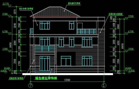 三層農(nóng)村自建房，戶型方方正正，布局合理，高端大氣，有面子，造價(jià)30萬(wàn)。