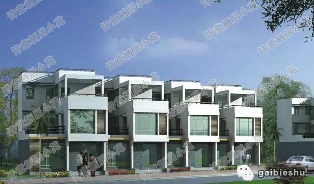 占地面積約80平方米的二層別墅設(shè)計圖，采用現(xiàn)代風格，戶型簡單大方，功能齊。