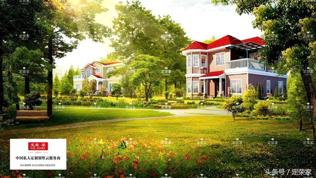 304.5平米的三層歐式別墅設(shè)計(jì)圖，簡潔明亮，高端大氣，適合在農(nóng)村建！