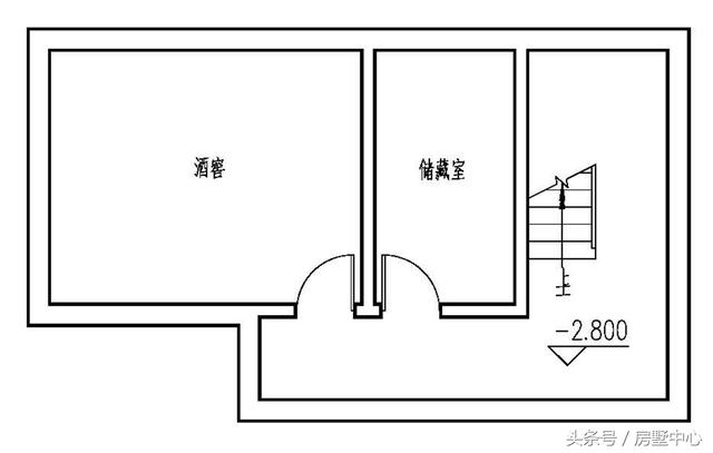 兩棟兩層簡(jiǎn)歐別墅設(shè)計(jì)圖，帶酒窖+土灶+鍋爐房，居住使用功能非常齊全，非常適合北方居住。