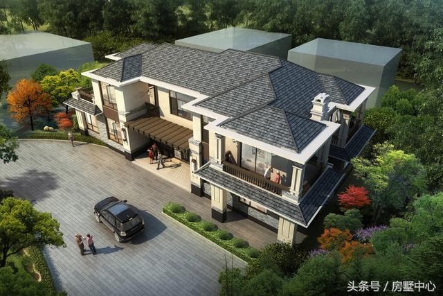 兩棟兩層簡(jiǎn)歐別墅設(shè)計(jì)圖，帶酒窖+土灶+鍋爐房，居住使用功能非常齊全，非常適合北方居住。