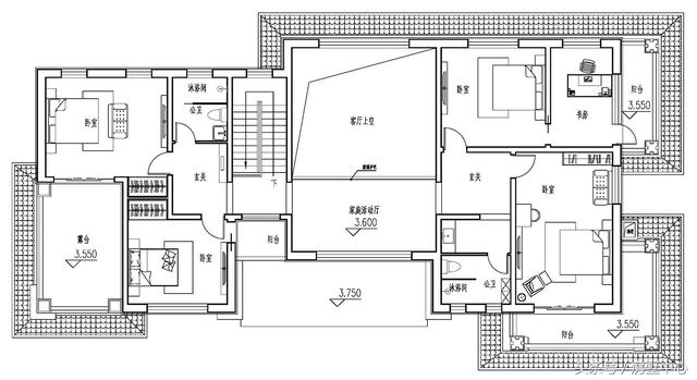 兩棟兩層簡(jiǎn)歐別墅設(shè)計(jì)圖，帶酒窖+土灶+鍋爐房，居住使用功能非常齊全，非常適合北方居住。