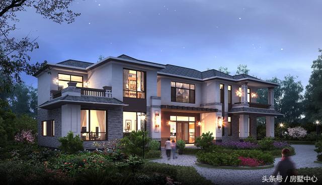 兩棟兩層簡(jiǎn)歐別墅設(shè)計(jì)圖，帶酒窖+土灶+鍋爐房，居住使用功能非常齊全，非常適合北方居住。