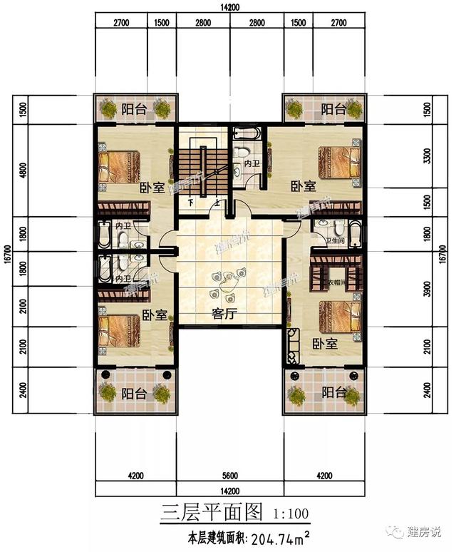 三層新中式別墅，大氣恢弘、氣派非凡，帶地下室，一款難得的豪華型別墅。