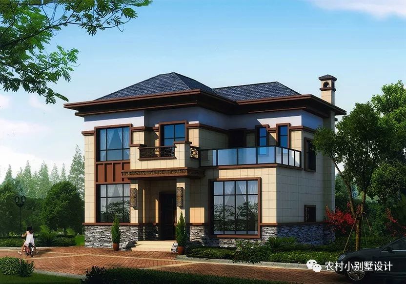 11.7x10米二層帶堂屋農(nóng)村別墅設(shè)計(jì)圖，30萬(wàn)建好沒(méi)問(wèn)題！