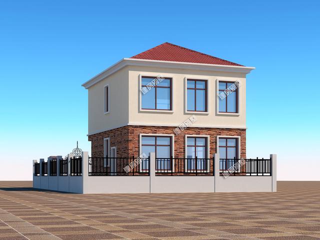 三款小戶型農(nóng)村二層別墅，三種不同建筑風格，最低主體造價18萬。