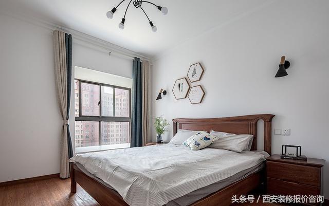 三室兩廳簡(jiǎn)歐風(fēng)裝修，老婆花6萬(wàn)半包給裝修公司，最后效果超贊，很溫馨。