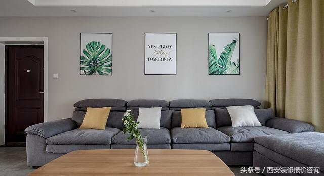 三室兩廳簡(jiǎn)歐風(fēng)裝修，老婆花6萬(wàn)半包給裝修公司，最后效果超贊，很溫馨。