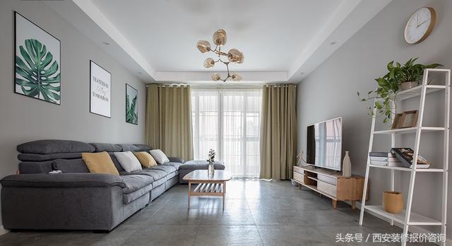 三室兩廳簡(jiǎn)歐風(fēng)裝修，老婆花6萬(wàn)半包給裝修公司，最后效果超贊，很溫馨。