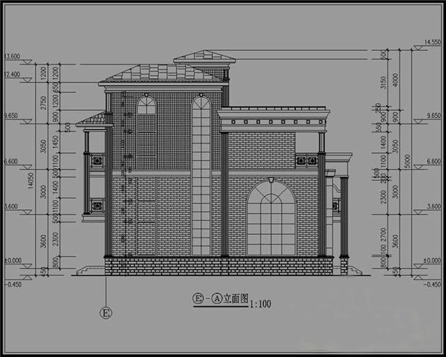 11X16米三層半別墅設計圖，時尚大方，結構美觀漂亮，適合農村居住。