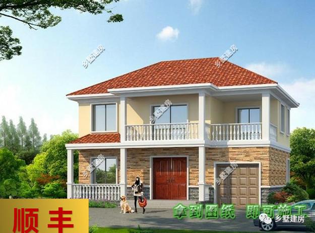 12米x10米，兩棟二層別墅設(shè)計(jì)圖，經(jīng)濟(jì)實(shí)用又漂亮。