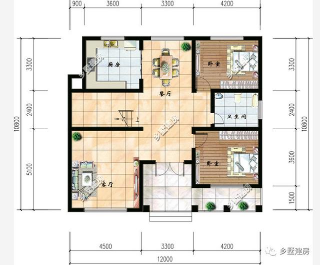 12米x10米，兩棟二層別墅設(shè)計(jì)圖，經(jīng)濟(jì)實(shí)用又漂亮。