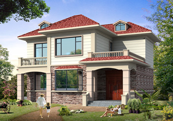 漂亮?xí)r尚二層樓房設(shè)計(jì)圖紙，經(jīng)濟(jì)實(shí)用，戶型通透