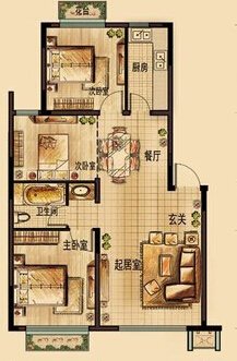 92平米房子花4萬裝修成現(xiàn)代簡約，讓人眼前一亮！