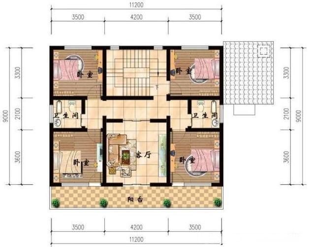 推薦兩款帶獨(dú)立式廚房的農(nóng)村自建房設(shè)計(jì)圖，布局也是格外的好