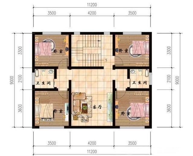 推薦兩款帶獨(dú)立式廚房的農(nóng)村自建房設(shè)計(jì)圖，布局也是格外的好