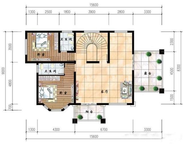 推薦兩款帶獨(dú)立式廚房的農(nóng)村自建房設(shè)計(jì)圖，布局也是格外的好