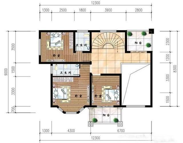 推薦兩款帶獨(dú)立式廚房的農(nóng)村自建房設(shè)計(jì)圖，布局也是格外的好