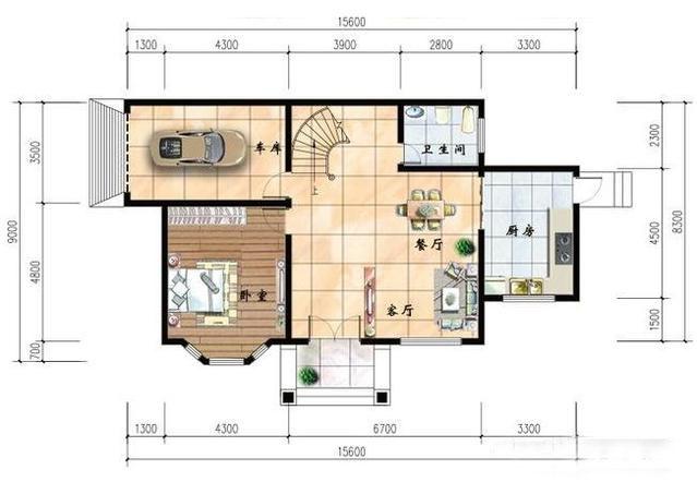 推薦兩款帶獨(dú)立式廚房的農(nóng)村自建房設(shè)計(jì)圖，布局也是格外的好