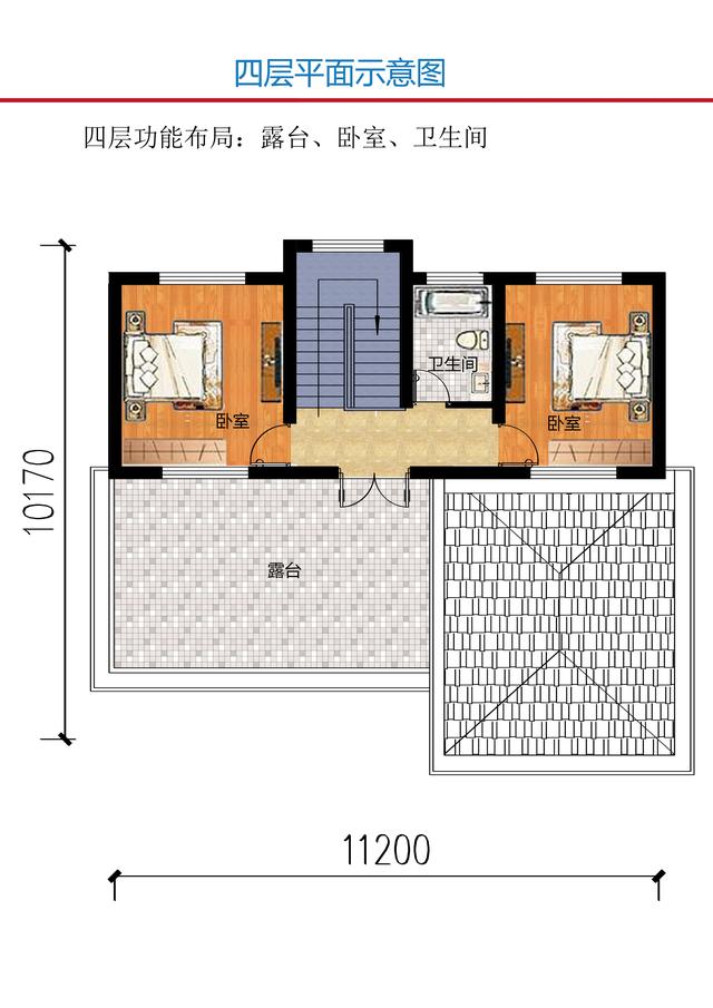 宅基地小就建高一些，今日推薦130平方米四層農(nóng)村自建別墅設(shè)計(jì)圖