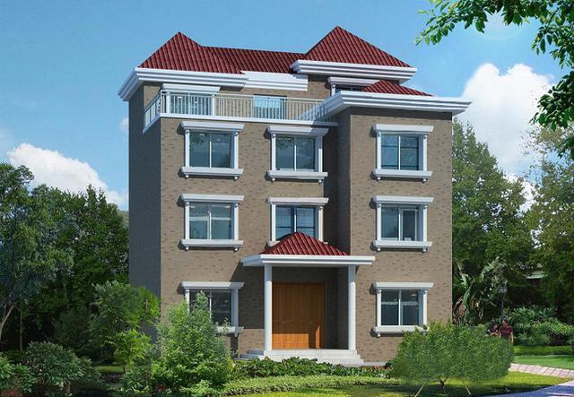 宅基地小就建高一些，今日推薦130平方米四層農(nóng)村自建別墅設(shè)計(jì)圖