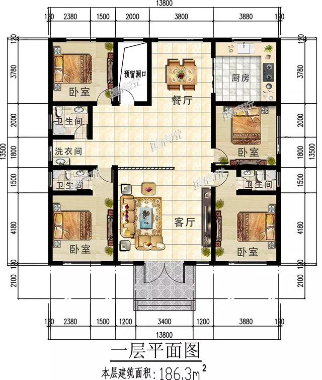 這3款別墅設(shè)計(jì)圖，每一款造價(jià)都特別劃算，也非常適合農(nóng)村建造