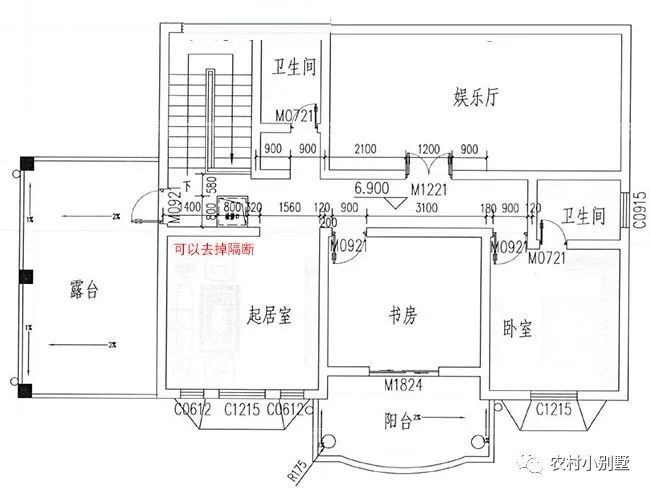 15.6x9.5米帶獨立車庫農村三層小洋樓設計圖，推薦爆款