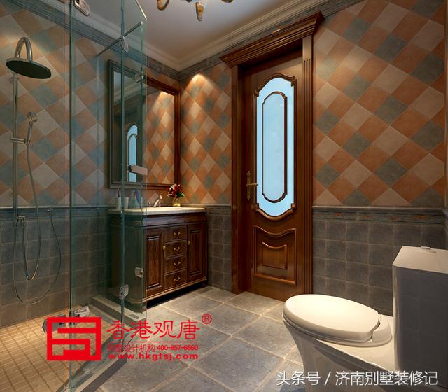 美式致雅大華紫郡300平別墅裝修美式風格演繹，恢弘大氣，不失典雅