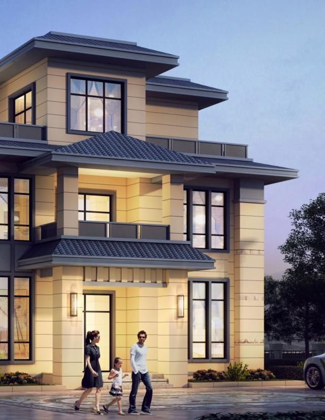 三層新中式別墅設(shè)計(jì)圖，實(shí)用性好，完全符合自身的居住要求