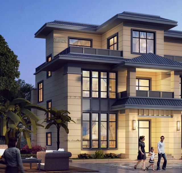 三層新中式別墅設(shè)計(jì)圖，實(shí)用性好，完全符合自身的居住要求