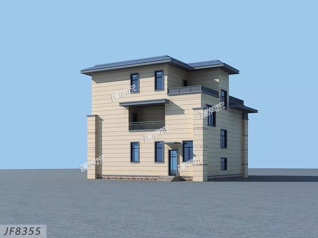 三層新中式別墅設(shè)計(jì)圖，實(shí)用性好，完全符合自身的居住要求