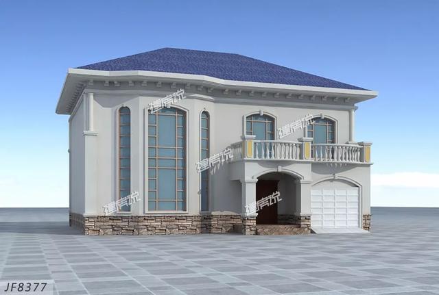 精致秀氣的二層別墅設(shè)計圖，整體暖色調(diào)，讓人一看就感覺很溫暖