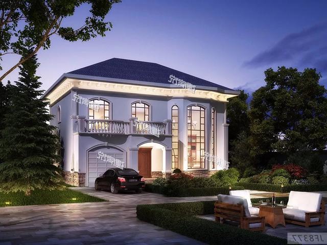 精致秀氣的二層別墅設(shè)計圖，整體暖色調(diào)，讓人一看就感覺很溫暖