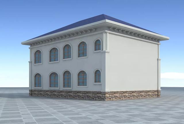 精致秀氣的二層別墅設(shè)計圖，整體暖色調(diào)，讓人一看就感覺很溫暖