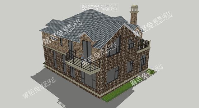 10.8米X13米兩層別墅設(shè)計(jì)圖，實(shí)用且美觀大氣，北方再適合不過的戶型