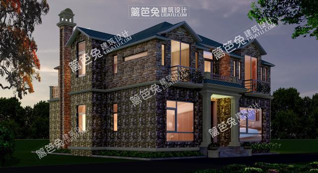 10.8米X13米兩層別墅設(shè)計(jì)圖，實(shí)用且美觀大氣，北方再適合不過的戶型