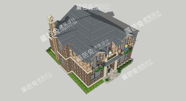 10.8米X13米兩層別墅設(shè)計(jì)圖，實(shí)用且美觀大氣，北方再適合不過的戶型