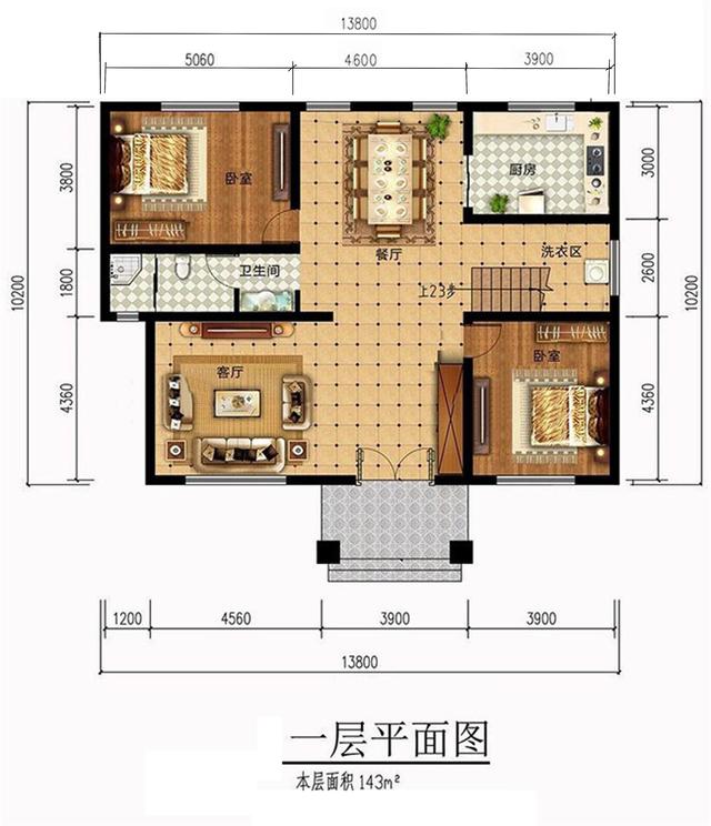 二層華麗別墅設計圖，外觀大氣豪華，內(nèi)部空間布局合理，家里人口眾多的可以參考！