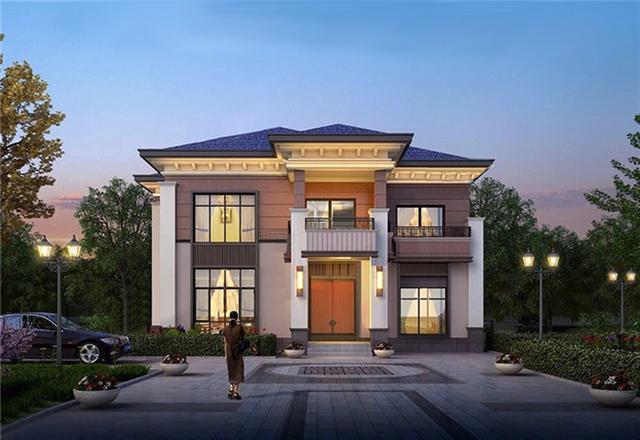 二層華麗別墅設計圖，外觀大氣豪華，內(nèi)部空間布局合理，家里人口眾多的可以參考！