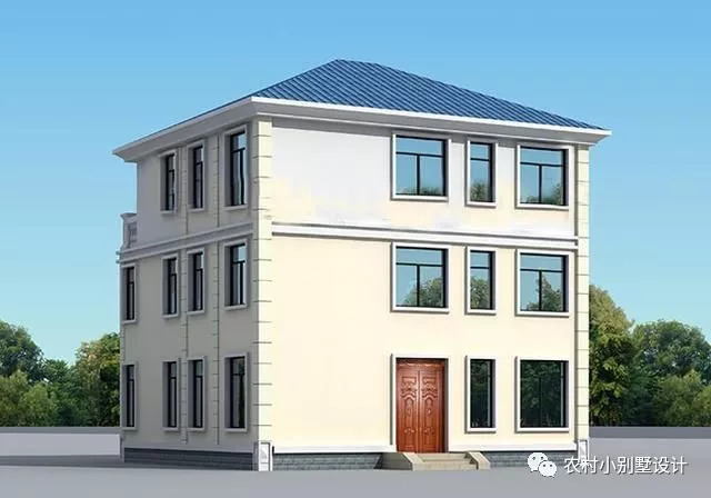 3款30萬預算農(nóng)村三層自建房設計圖，富有現(xiàn)代氣息