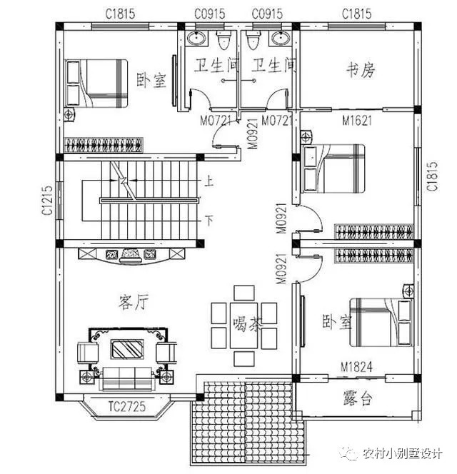 3款30萬預算農(nóng)村三層自建房設計圖，富有現(xiàn)代氣息