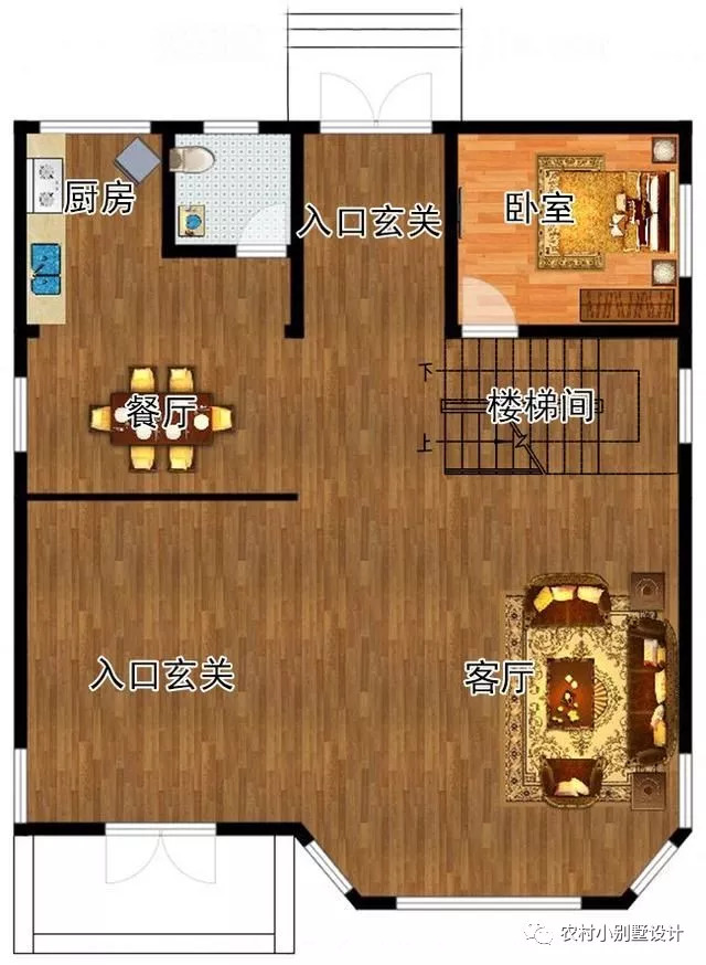 3款30萬預算農(nóng)村三層自建房設計圖，富有現(xiàn)代氣息