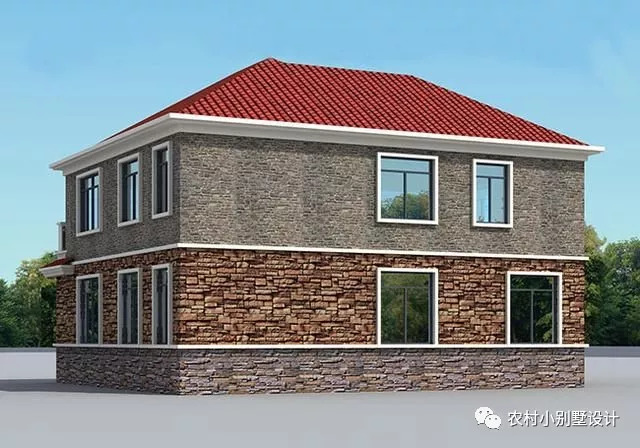 2套80后、90后喜歡的農(nóng)村二層自建房，外觀造型美觀